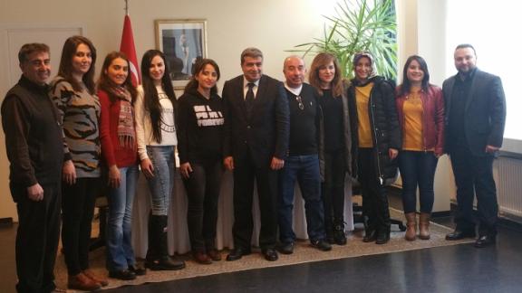 Tamer Anadolu Sağlık Meslek Lisesi´nin Ataşeliğimizi Ziyareti