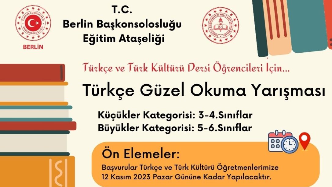 Türkçe Güzel Okuma Yarışması Başvuruları Başladı
