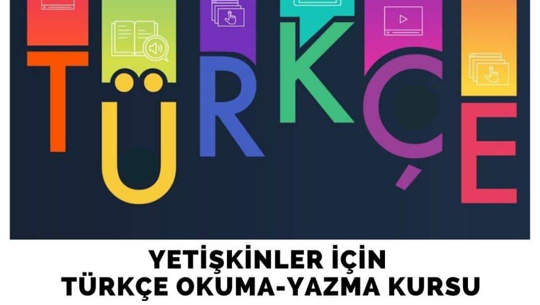 Yetişkinler için Ücretsiz Türkçe Okuma Yazma Kursu Kayıtları Başladı